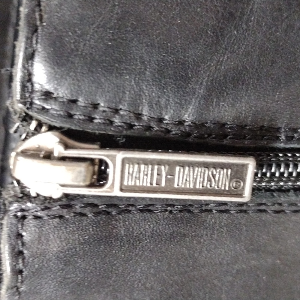 Harley-Davidson black leather boots 8 - Picture 10 of 14